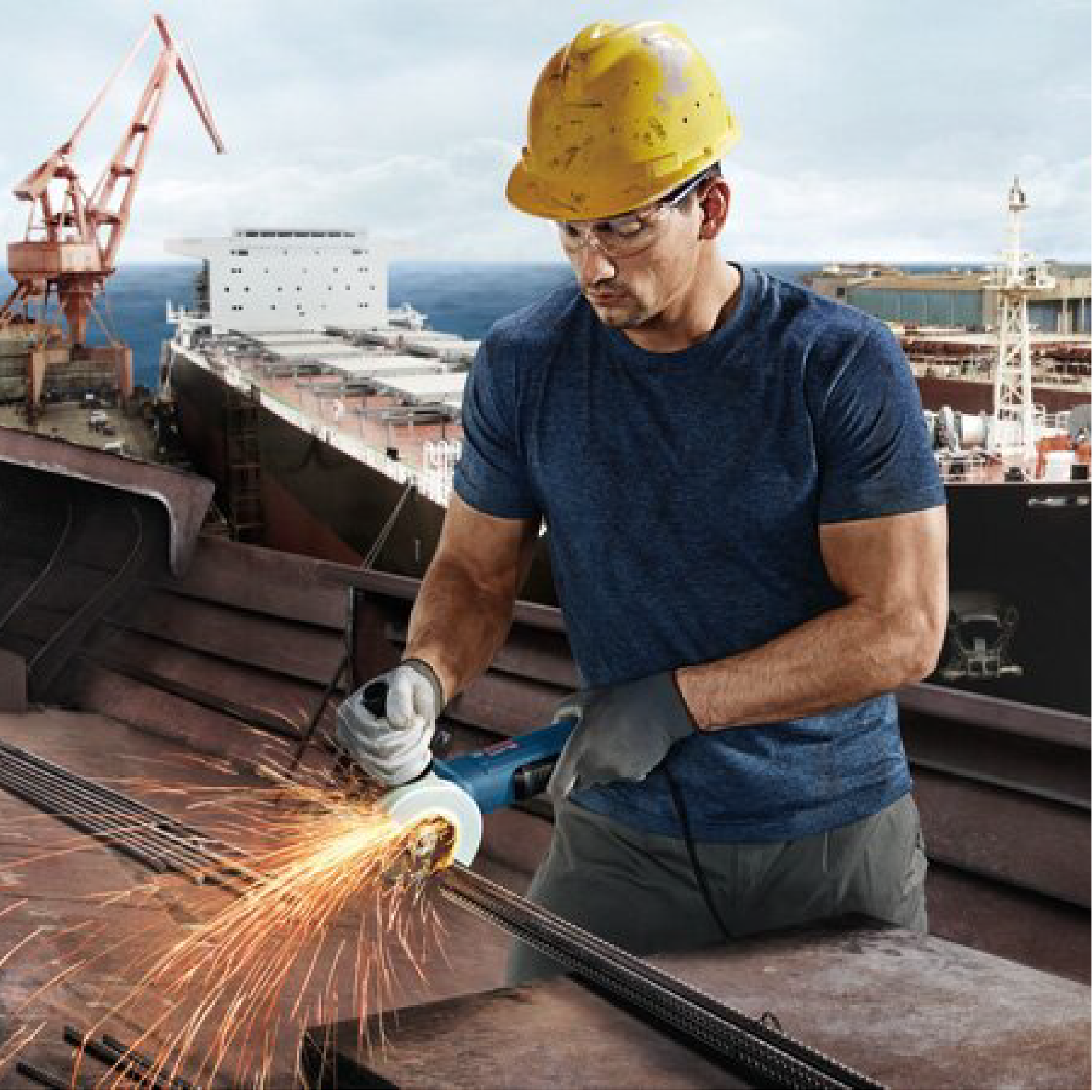 BOSCH GWS 9-100 P (4") Angle Grinder - 06013965L0 - Image 3