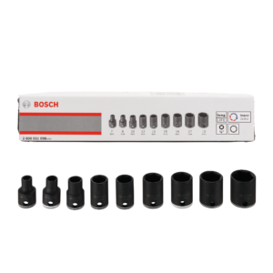 BOSCH 3/8" Dr Impact Control Socket Set 7 - 19mm (9 Pcs) - 2608551098