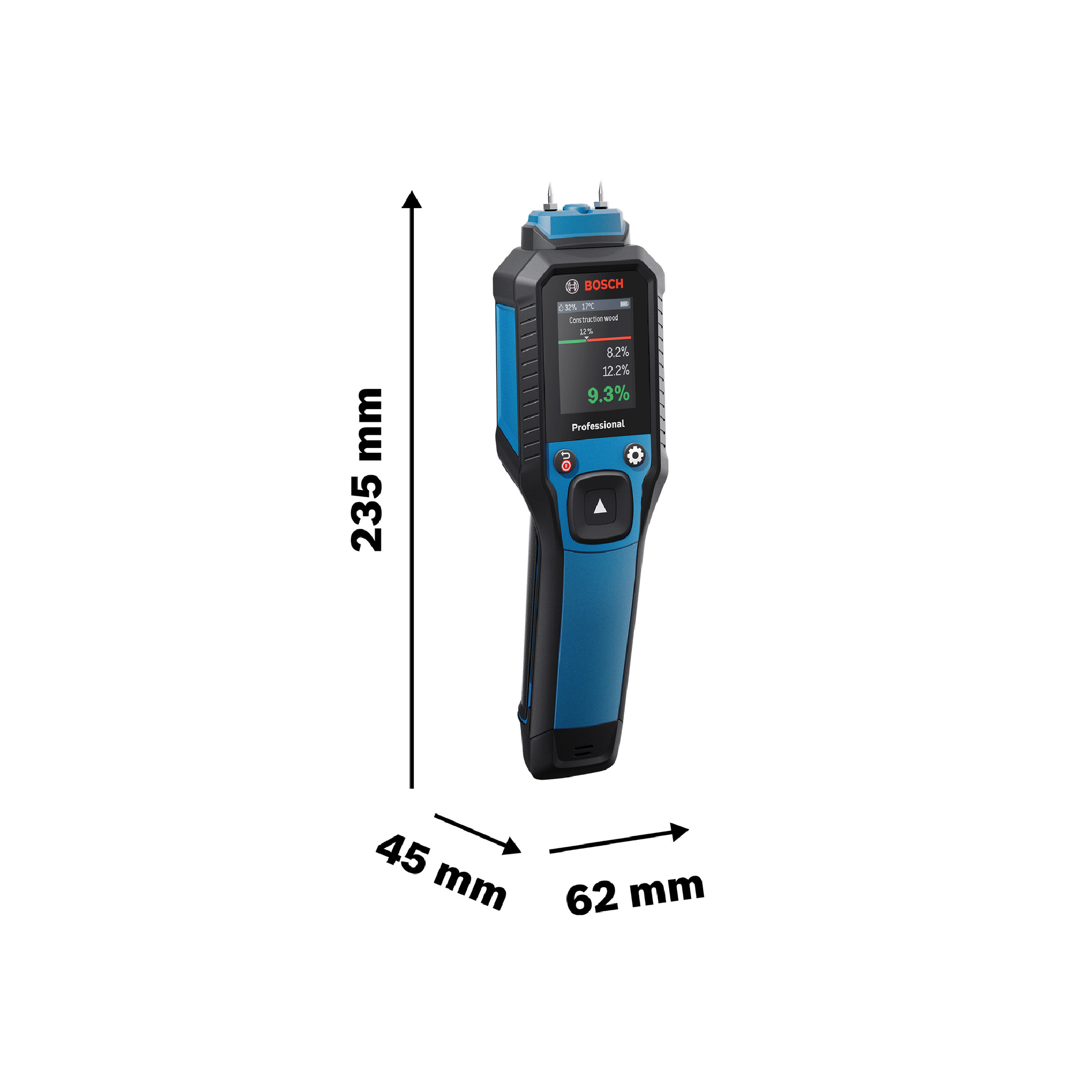 BOSCH GMP 2-15 Material Moisture Meter - 06010781K0 - Image 3